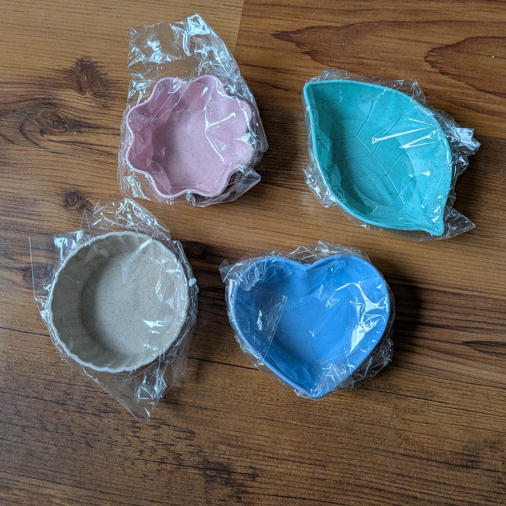 New Set of Four Mini Condiments Bowls